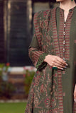 3 Piece Unstiched Heavy Embroidered Dhanak Suit BR-925