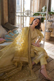 3 Piece Unstitched Heavy Embroidered Lawn Suit ( Full Embroidered Organza Dupatta )SB-62