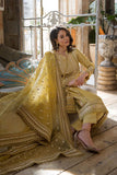 3 Piece Unstitched Heavy Embroidered Lawn Suit ( Full Embroidered Organza Dupatta )SB-62
