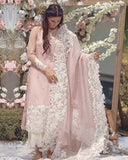 3 Piece Unstitched Heavy Embroidered Lawn Suit ZS-90