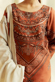 3 Piece - Unstitched Embroidered lawn fabric ZS-100