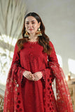 3 Piece Unstitched Fully Embroidered lawn fabric MB-2505